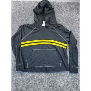 Sundry Sweatshirt Mens 0 Raglan Sleeve Hoodie Long Sleeve Pullover USA Black NWT